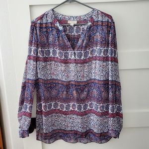 Dress Barn Women’s Print Tunic size Large